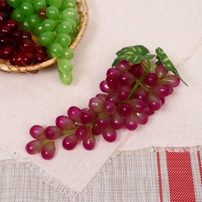 Муляж «Виноград овальный», h=19 см, 60 ягод, МИКС
