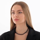 Колье «Цепь голден» грань, цвет серый, 45см - фото 25598980