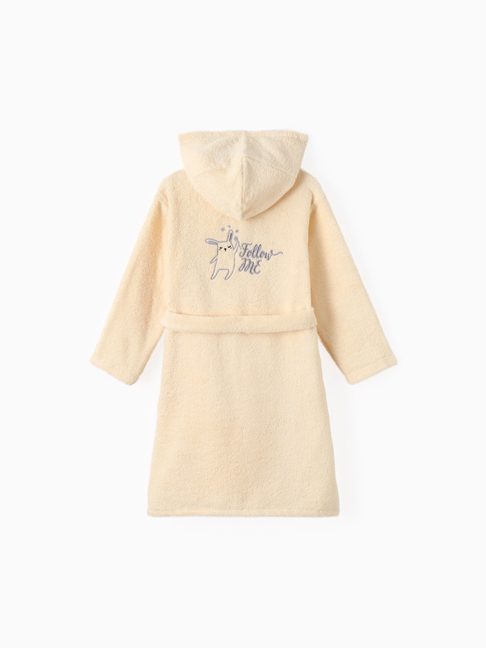 Халат махровый детский «Этель» Follow me, размер 32 (110-116 см), бежевый