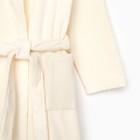 Халат махровый детский Этель Follow me, размер 32 (110-116 см), бежевый - Фото 8