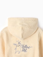 Халат махровый детский Этель Follow me, размер 32 (110-116 см), бежевый - Фото 6