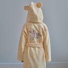 Халат махровый детский Этель Follow me, размер 34 (122-128 см), бежевый - Фото 5