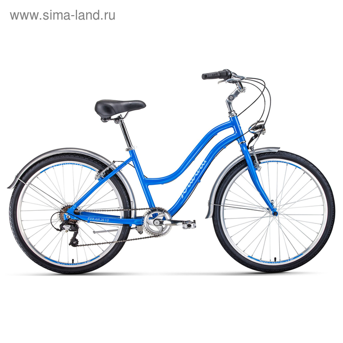 Велосипед 26" Forward Evia Air 1.0, 2020, цвет синий/белый, размер 16" - Фото 1
