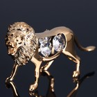 Сувенир «Лев», 11х3х6см, с кристаллами - фото 8966308