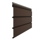 Софит сплошной DÖCKE PREMIUM, 305×3000 мм, цвет каштан 4900208