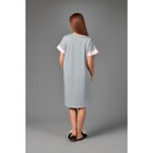 Платье домашнее женское , цвет серый, размер 44 - Фото 3