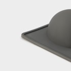 Форма для выпечки Доляна «Яйца», силикон, 27.5×16.5×3 см, 8 ячеек, 6.3×4.4 см, серая - Фото 4