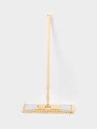 Швабра для мытья пола плоская Доляна, телескопическая ручка, насадка букля, 43×14×124 см - Фото 13