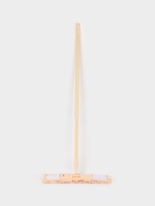 Швабра для мытья пола плоская Доляна, телескопическая ручка, насадка букля, 43×14×124 см - Фото 3