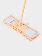 Швабра для мытья пола плоская Доляна, телескопическая ручка, насадка букля, 43×14×124 см - Фото 4