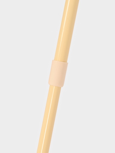 Швабра для мытья пола плоская Доляна, телескопическая ручка, насадка букля, 43×14×124 см