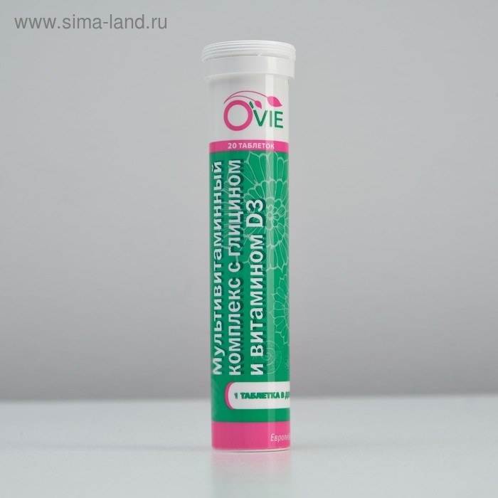 БАД OVIE Мультивитаминный комплекс с глицином, 20 шипучих таб. - Фото 1