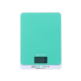 

Весы Kitfort КТ-803-1, кухонные, до 5 кг, шаг 1 г, зелёные
