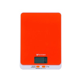 

Весы Kitfort КТ-803-5, кухонные, до 5 кг, шаг 1 г, оранжевые