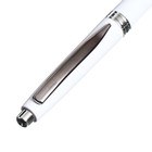 Ручка под логотип Calligrata, шариковая, автоматическая, синий стержень, узел 0.7 мм, корпус белый - Фото 3