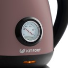 Чайник электрический Kitfort КТ-642-4, металл, 1.7 л, 2200 Вт, лиловый - Фото 4