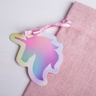 Мешок подарочный «Единорог», 10 х 16 см +/- 1.5 см - Фото 2