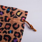 Мешок подарочный «Леопард», 10 х 16 см +/- 1.5 см - Фото 2
