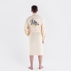Халат махровый мужской Mister, размер 52-54, 100% хлопок - Фото 4