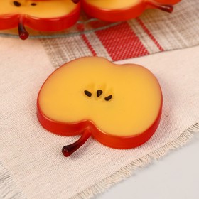 Муляж «Слайс яблоко», d=8 см, h=1 см (комплект 12 шт)