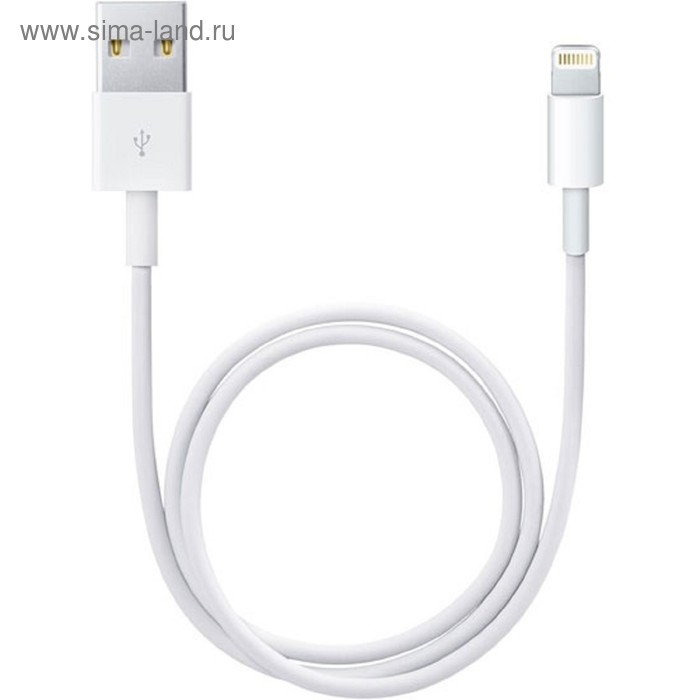 Кабель Apple (ME291ZM/A), Lightning - USB, 0.5 м, белый - Фото 1