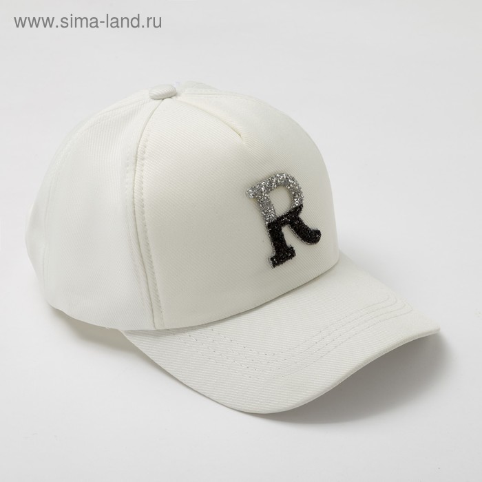 Бейсболка, цвет белый, размер one size - Фото 1