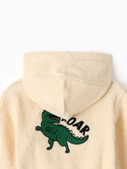 Халат махровый детский «Этель. Динозавр», размер 32, бежевый - Фото 8