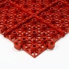 Модульное покрытие, 30×30×1.1 см, пластик, терракотовый, 1 шт. - Фото 3