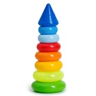 Пирамидка детская, 7 колец, с конусом № 1 - Фото 4