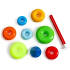 Пирамидка детская, 7 колец, с конусом № 1 - Фото 6