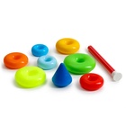 Пирамидка детская, 7 колец, с конусом № 1 - Фото 7