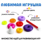 Пирамидка детская, 7 колец, с конусом № 2 - Фото 3