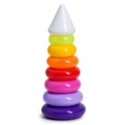 Пирамидка детская, 7 колец, с конусом № 2 - Фото 4
