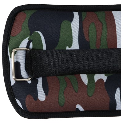 Утяжелители неопреновые ONLYTOP, 2 шт. × 1.5 кг, цвет милитари