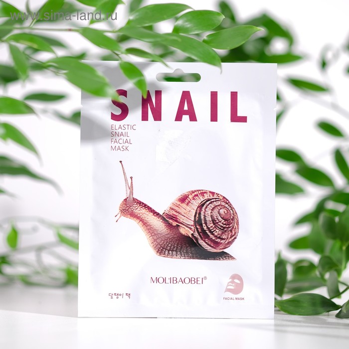 Маска тканевая для лица "Snail" - Фото 1