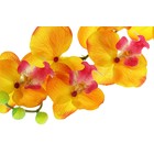 цветы искусственные орхидея 66 см оранжевая - Фото 2