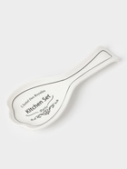 Аксессуары для кухни Доляна «Уют», 4 предмета, дозатор 300 мл, мыльница, подставка для губки, подставка для ложки, белые - Фото 3