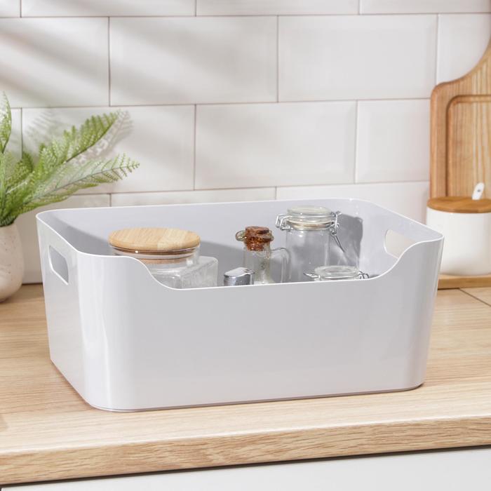 Корзина для хранения Scandi, 10 л, 34×24×14 см, МИКС - Фото 1