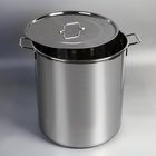 Котёл Катунь «Общепит», 70 л, d=45 см, h=48 см, с крышкой, капсульное дно, индукция, нержавеющая сталь, хромированная - Фото 2