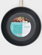 Сковорода Катунь «Общепит», d=28 см, h=6.5 см, толщина корпуса 0.6 мм, дно 3.5 мм, капсульное дно, антипригарное покрытие, индукция, AISI - 201 - Фото 6