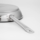 Сковорода Катунь «Общепит», d=30 см, толщина корпуса 0.6 мм, дно 3.5 мм, капсульное дно, антипригарное покрытие, индукция, нержавеющая сталь - Фото 5