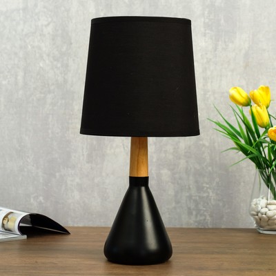 Лампа настольная 320612/1 E14 40 Вт черный 16×16×35 см RISALUX