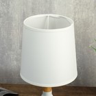 Лампа настольная 320613/1 E14 40 Вт белый 16×16×35 см RISALUX - Фото 3