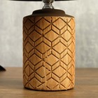 Лампа настольная 08938/1 E14 40Вт кофе 17х17х30 см RISALUX - фото 21048080