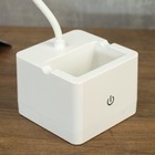 Лампа настольная RISALUX 85302/1, сенсорная, 18хLED, 3 Вт, диммер, USB, AKB, белая, 10×10.5×43 см - Фото 4