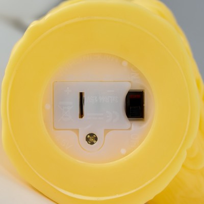 Ночник "Сова" LED батарейки 3хLR МИКС фосфорный 10x7xx12 см