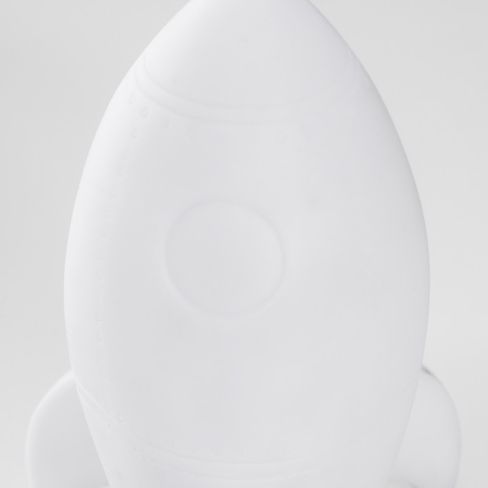 Ночник "Ракета" LED батарейки 3хLR белый фосфорный 10x9,8xx15,5 см RISALUX - фото 1883535985