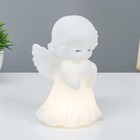 Фигурка световая RISALUX «Ангелочек», LED-ночник, батарейки 3×LR44, белый, 8.5×8×14.5 см - Фото 2