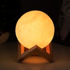 Ночник "Планета" LED USB белый 12x12x11,5 см RISALUX - Фото 5