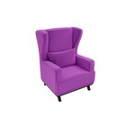 Кресло «Джон», микровельвет, цвет фиолетовый - Фото 2